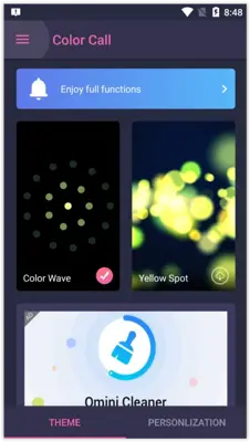 Color Call android App screenshot 1